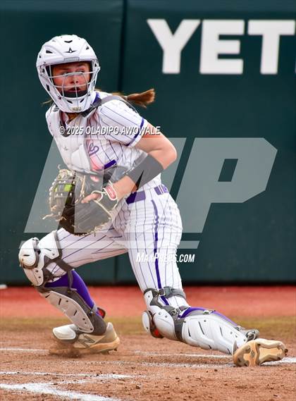 Thumbnail 1 in Hallsville vs. Lake Creek (UIL Softball 5A D2 Final) photogallery.