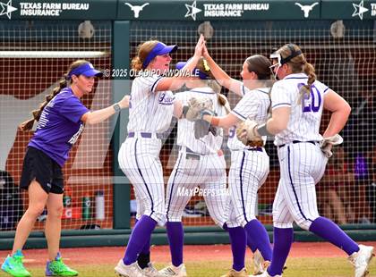 Thumbnail 3 in Hallsville vs. Lake Creek (UIL Softball 5A D2 Final) photogallery.