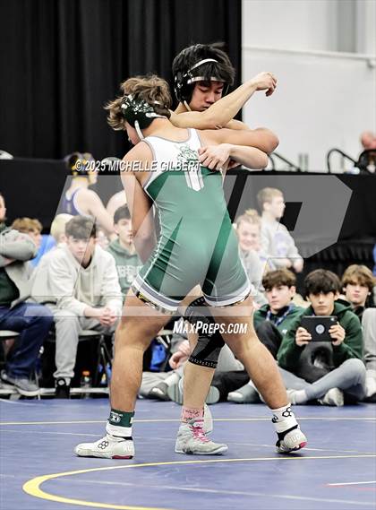 Thumbnail 3 in NYSPHSAA Wrestling Dual Finals Round 1 (Seaford vs Nanuet) photogallery.