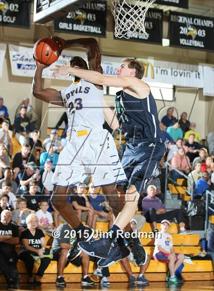 Thumbnail 2 in  High Point Christian Academy vs. First Academy (City of Palms Classic) photogallery.