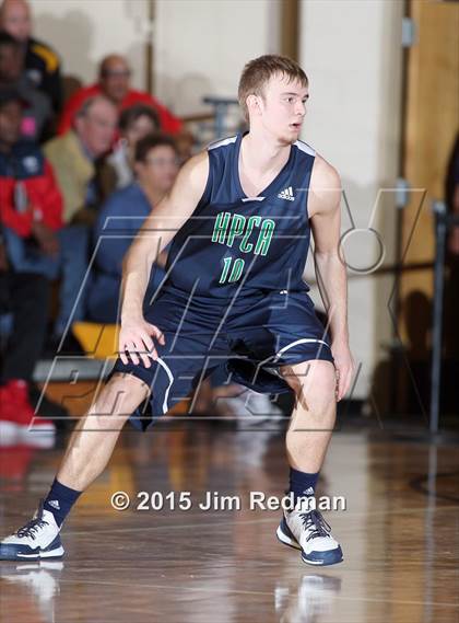 Thumbnail 2 in  High Point Christian Academy vs. First Academy (City of Palms Classic) photogallery.