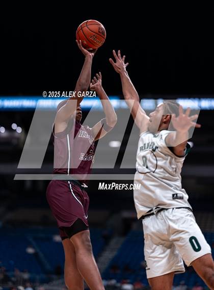 Thumbnail 1 in Waco Meyer vs. Hearne (UIL 2A Basketball Division I Final) photogallery.