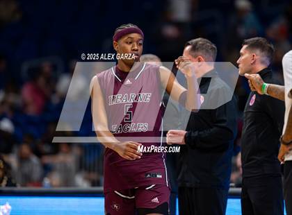 Thumbnail 2 in Waco Meyer vs. Hearne (UIL 2A Basketball Division I Final) photogallery.