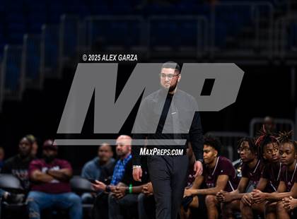 Thumbnail 3 in Waco Meyer vs. Hearne (UIL 2A Basketball Division I Final) photogallery.