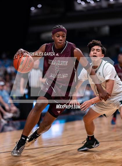 Thumbnail 1 in Waco Meyer vs. Hearne (UIL 2A Basketball Division I Final) photogallery.