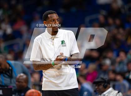 Thumbnail 2 in Waco Meyer vs. Hearne (UIL 2A Basketball Division I Final) photogallery.