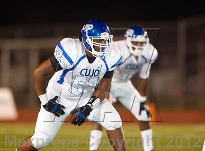 Thumbnail 3 in Tyler vs. Centennial (UIL 4A Division 1 Quarterfinal Playoff) photogallery.