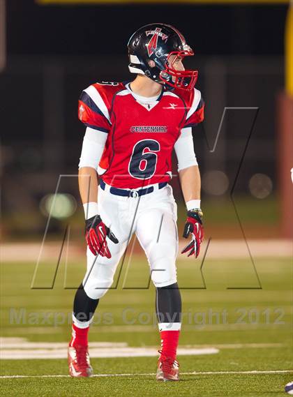 Thumbnail 3 in Tyler vs. Centennial (UIL 4A Division 1 Quarterfinal Playoff) photogallery.