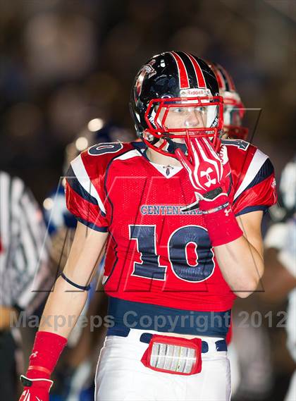 Thumbnail 1 in Tyler vs. Centennial (UIL 4A Division 1 Quarterfinal Playoff) photogallery.