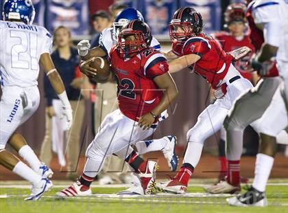 Thumbnail 3 in Tyler vs. Centennial (UIL 4A Division 1 Quarterfinal Playoff) photogallery.