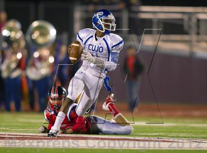 Thumbnail 3 in Tyler vs. Centennial (UIL 4A Division 1 Quarterfinal Playoff) photogallery.