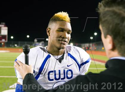 Thumbnail 3 in Tyler vs. Centennial (UIL 4A Division 1 Quarterfinal Playoff) photogallery.