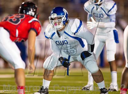 Thumbnail 2 in Tyler vs. Centennial (UIL 4A Division 1 Quarterfinal Playoff) photogallery.