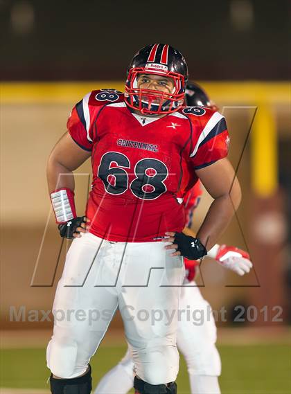 Thumbnail 3 in Tyler vs. Centennial (UIL 4A Division 1 Quarterfinal Playoff) photogallery.