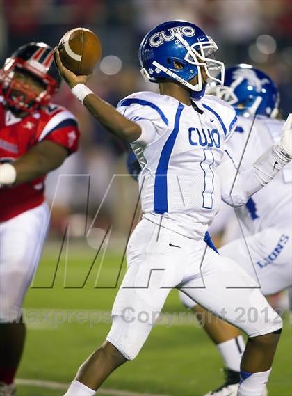Thumbnail 3 in Tyler vs. Centennial (UIL 4A Division 1 Quarterfinal Playoff) photogallery.