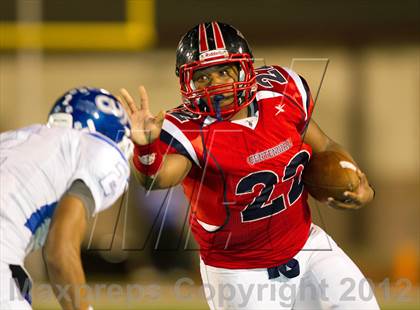 Thumbnail 2 in Tyler vs. Centennial (UIL 4A Division 1 Quarterfinal Playoff) photogallery.