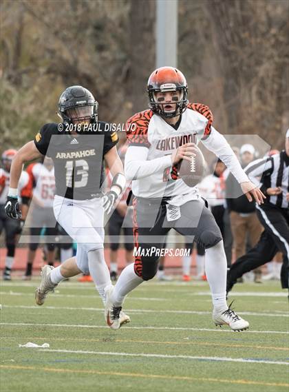 Thumbnail 3 in Arapahoe vs. Lakewood (CHSAA 5A First Round) photogallery.