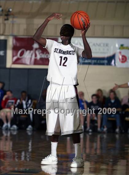 Thumbnail 1 in Montverde Academy vs St. Benedicts (City of Palms Classic) photogallery.