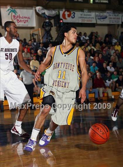 Thumbnail 1 in Montverde Academy vs St. Benedicts (City of Palms Classic) photogallery.
