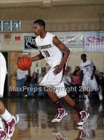 Thumbnail 2 in Montverde Academy vs St. Benedicts (City of Palms Classic) photogallery.