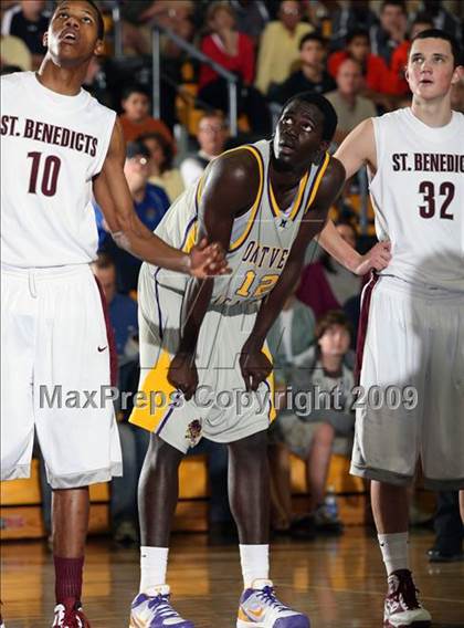 Thumbnail 2 in Montverde Academy vs St. Benedicts (City of Palms Classic) photogallery.