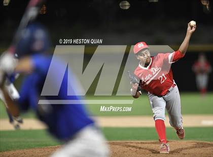 Thumbnail 3 in Dana Hills vs. Mater Dei (Game 2) photogallery.