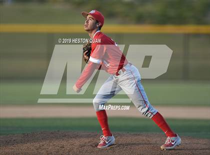 Thumbnail 3 in Dana Hills vs. Mater Dei (Game 2) photogallery.