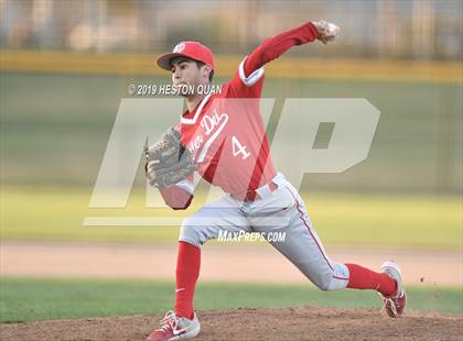Thumbnail 2 in Dana Hills vs. Mater Dei (Game 2) photogallery.