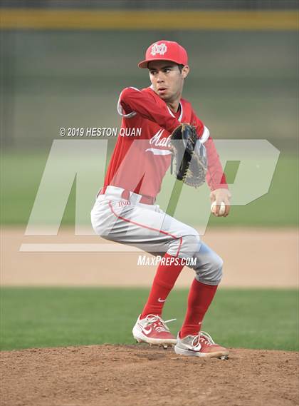 Thumbnail 3 in Dana Hills vs. Mater Dei (Game 2) photogallery.