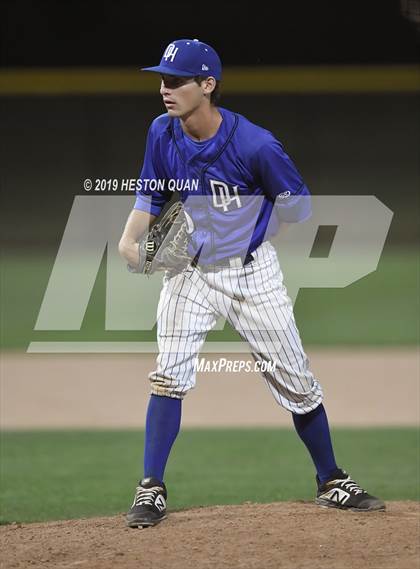 Thumbnail 3 in Dana Hills vs. Mater Dei (Game 2) photogallery.