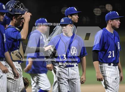 Thumbnail 3 in Dana Hills vs. Mater Dei (Game 2) photogallery.