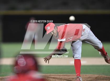 Thumbnail 2 in Dana Hills vs. Mater Dei (Game 2) photogallery.