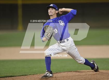 Thumbnail 2 in Dana Hills vs. Mater Dei (Game 2) photogallery.