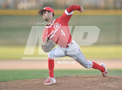 Thumbnail 2 in Dana Hills vs. Mater Dei (Game 2) photogallery.