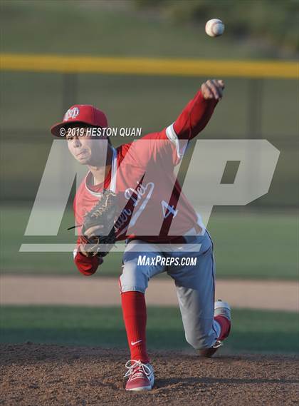 Thumbnail 3 in Dana Hills vs. Mater Dei (Game 2) photogallery.