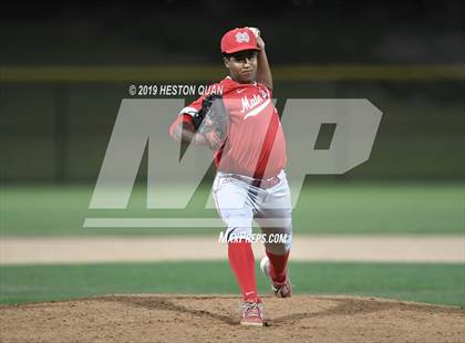 Thumbnail 2 in Dana Hills vs. Mater Dei (Game 2) photogallery.