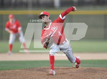 Thumbnail 2 in Dana Hills vs. Mater Dei (Game 2) photogallery.