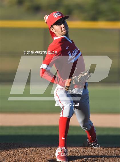 Thumbnail 2 in Dana Hills vs. Mater Dei (Game 2) photogallery.