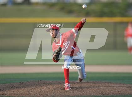 Thumbnail 1 in Dana Hills vs. Mater Dei (Game 2) photogallery.