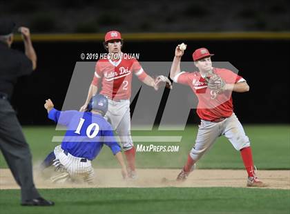 Thumbnail 3 in Dana Hills vs. Mater Dei (Game 2) photogallery.