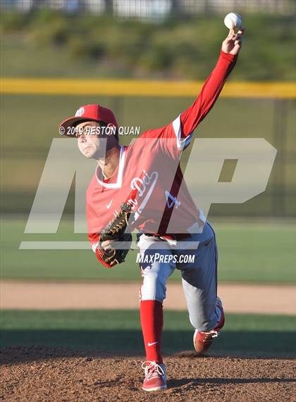 Thumbnail 2 in Dana Hills vs. Mater Dei (Game 2) photogallery.