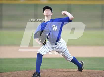 Thumbnail 2 in Dana Hills vs. Mater Dei (Game 2) photogallery.