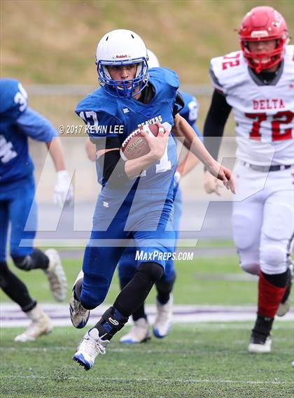 Thumbnail 3 in Delta vs. Beaver (UHSAA 2A Semifinal) photogallery.