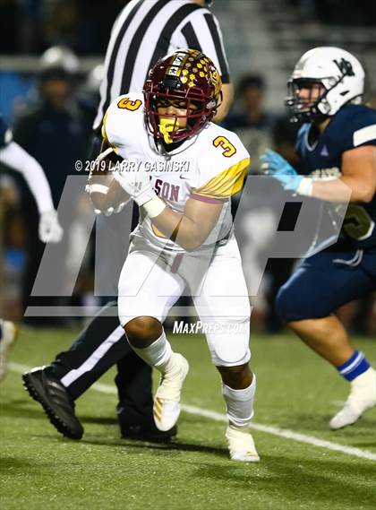 Thumbnail 3 in Woodrow Wilson vs. West Ranch (CIF SS Div 7 Quarter Final) photogallery.