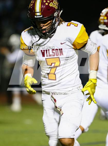 Thumbnail 3 in Woodrow Wilson vs. West Ranch (CIF SS Div 7 Quarter Final) photogallery.