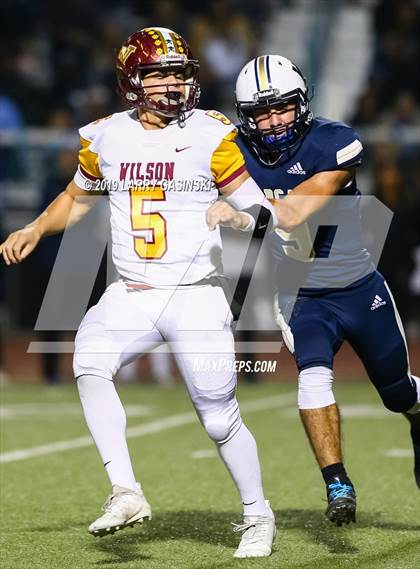 Thumbnail 2 in Woodrow Wilson vs. West Ranch (CIF SS Div 7 Quarter Final) photogallery.