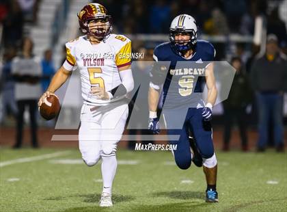 Thumbnail 3 in Woodrow Wilson vs. West Ranch (CIF SS Div 7 Quarter Final) photogallery.