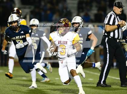 Thumbnail 2 in Woodrow Wilson vs. West Ranch (CIF SS Div 7 Quarter Final) photogallery.