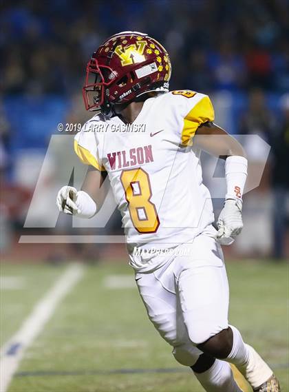 Thumbnail 2 in Woodrow Wilson vs. West Ranch (CIF SS Div 7 Quarter Final) photogallery.