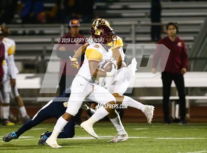 Thumbnail 3 in Woodrow Wilson vs. West Ranch (CIF SS Div 7 Quarter Final) photogallery.